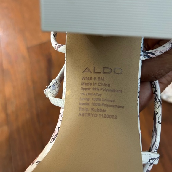 Aldo Floral Strappy Sandals - Picture 4 of 4